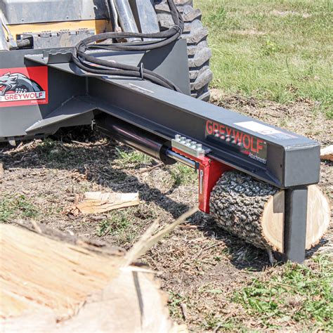 skid steer log splitter price|skid steer mounted log splitter.